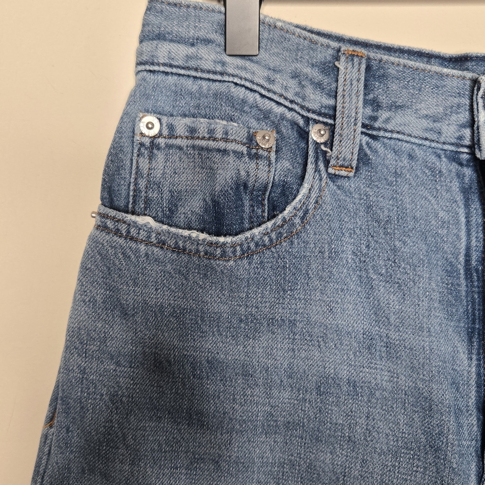 Pistola Ruby High Rise Wide Leg Jeans Light Wash Palazzo Denim - Picture 6 of 10